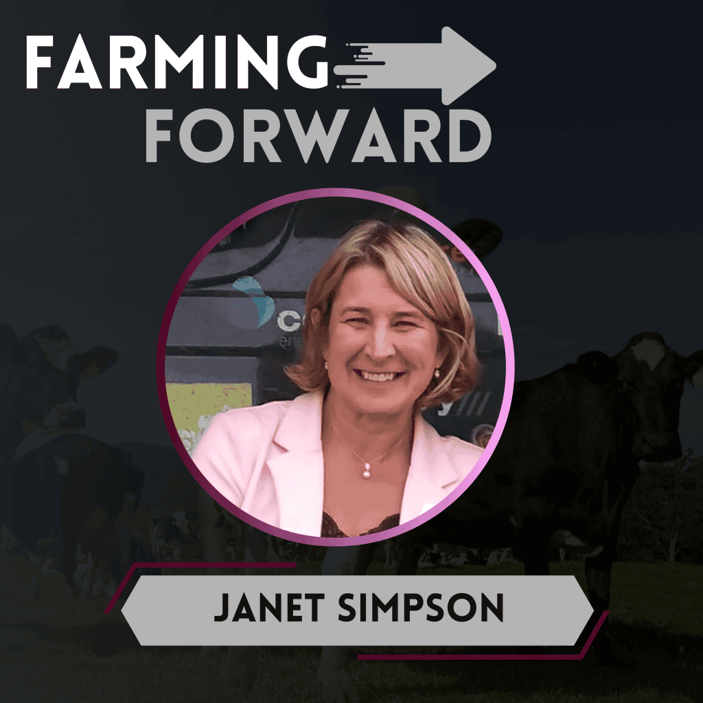Janet Simpson featured on the Farming Forward Podcast about sustainable farming.