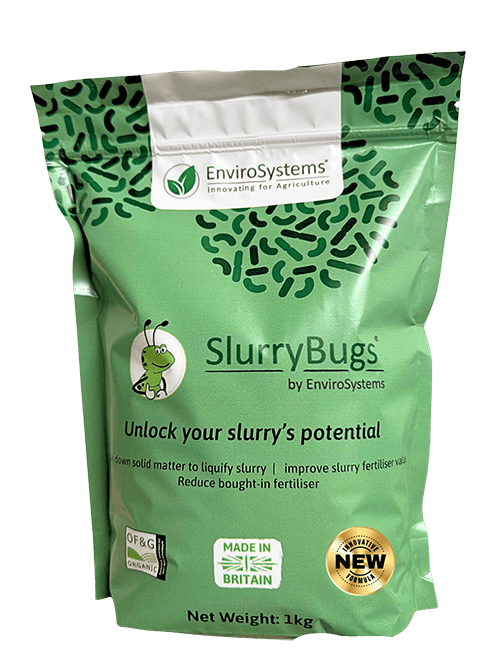Eco-friendly slurry treatment for improved fertiliser efficiency.